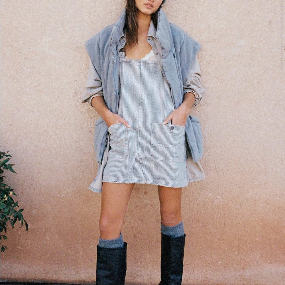 We The Free Overall Smock Mini Railroad Top
